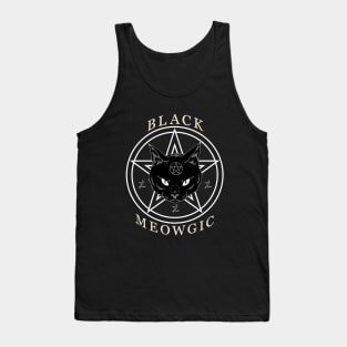 Black Meowgic Tank Top
